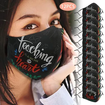 

Women Man Masks Pollution Face Masks Reusable 12 Pc Outdoor Cotton Mouth Dustproof Face Masks Reusable Маски Для Лица С Рисунком