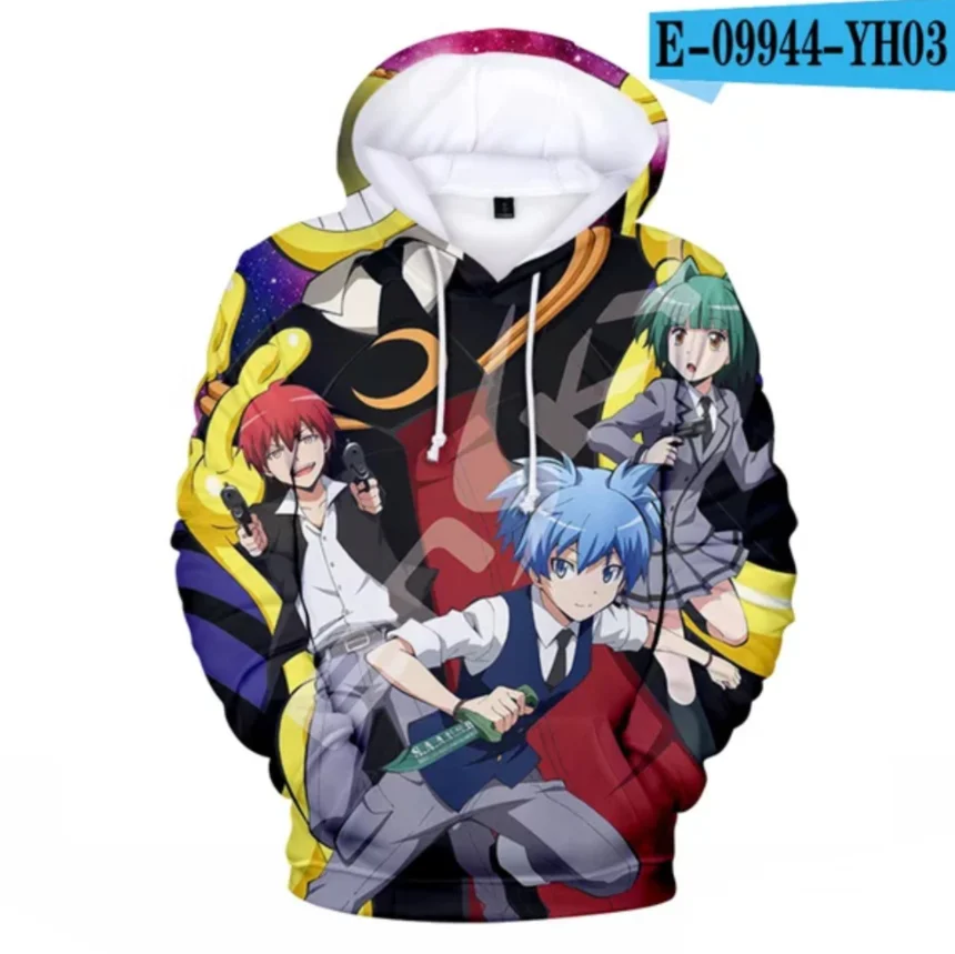 Популярные класс убийц Korosensei Аниме Толстовка для мужчин/Женская обувь в стиле