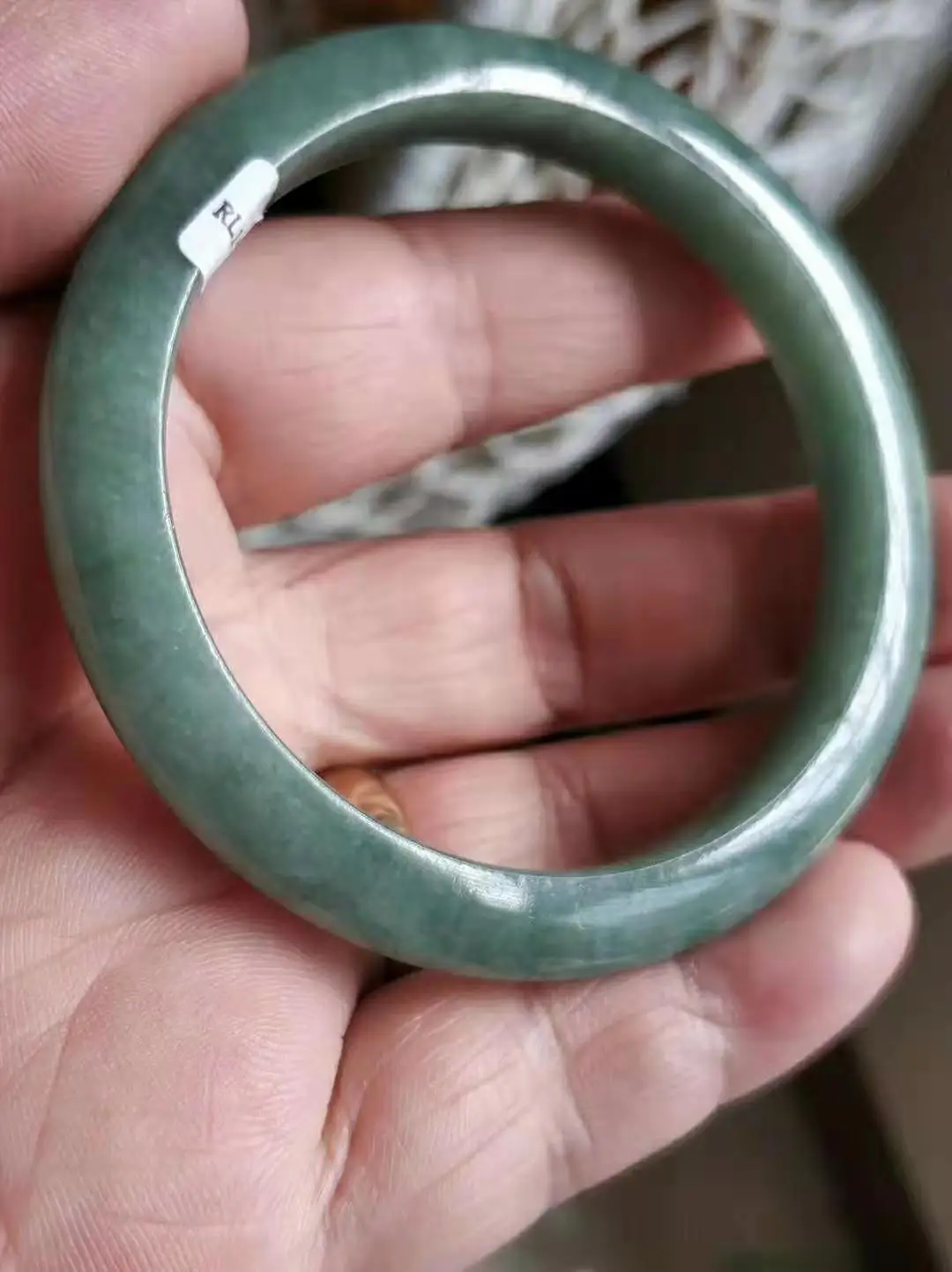 

zheru jewelry natural Myanmar jade 54-64mm dark green bracelet elegant princess jewelry best gift