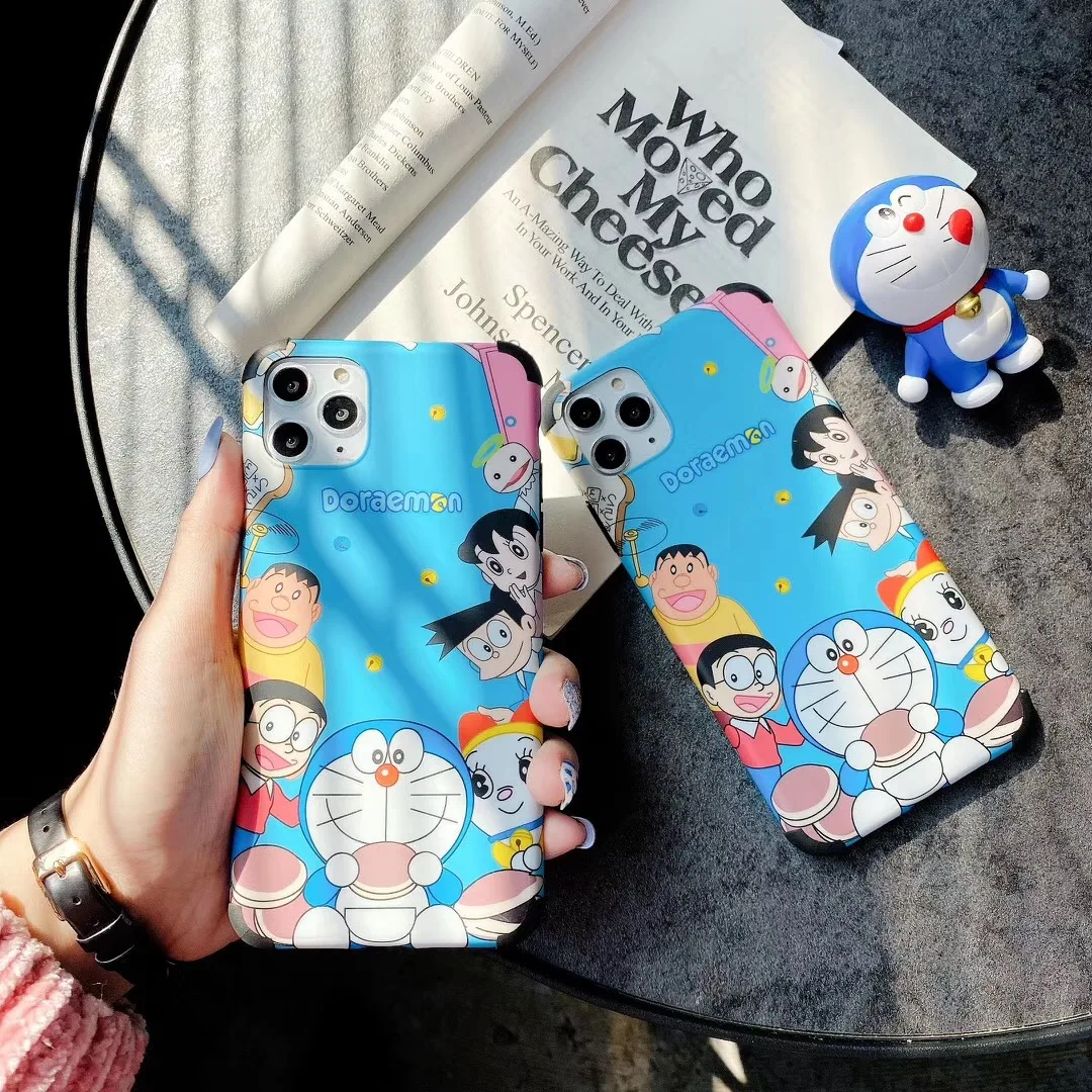 Японский мультяшный Аниме Doraemon чехол для iPhone XR X XS 11 Pro Max Nobita Nobi мягкая крышка IMD 7 8