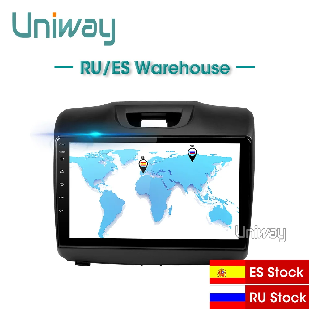 Uniway android 8,1 автомобильный dvd для Chevrolet S10 ISUZU D-MAX- автомобильный Радио gps навигация с рулевым колесом навигация gps