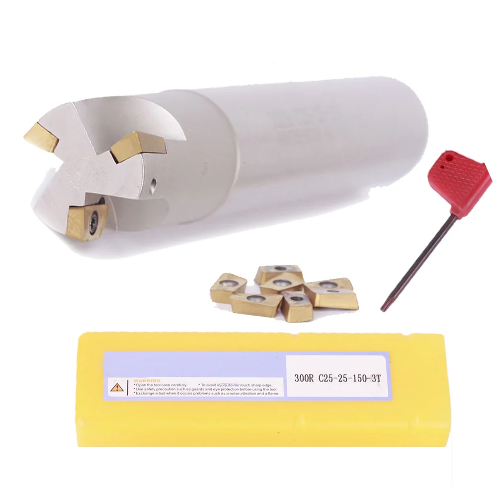BAP 300R C25-25-150-3F сменный фрезерный станок с ЧПУ+ 3 шт. APMT1135PDER 1 шт. BAP 300R C25-25-150-3F держатель комплект аксессуары