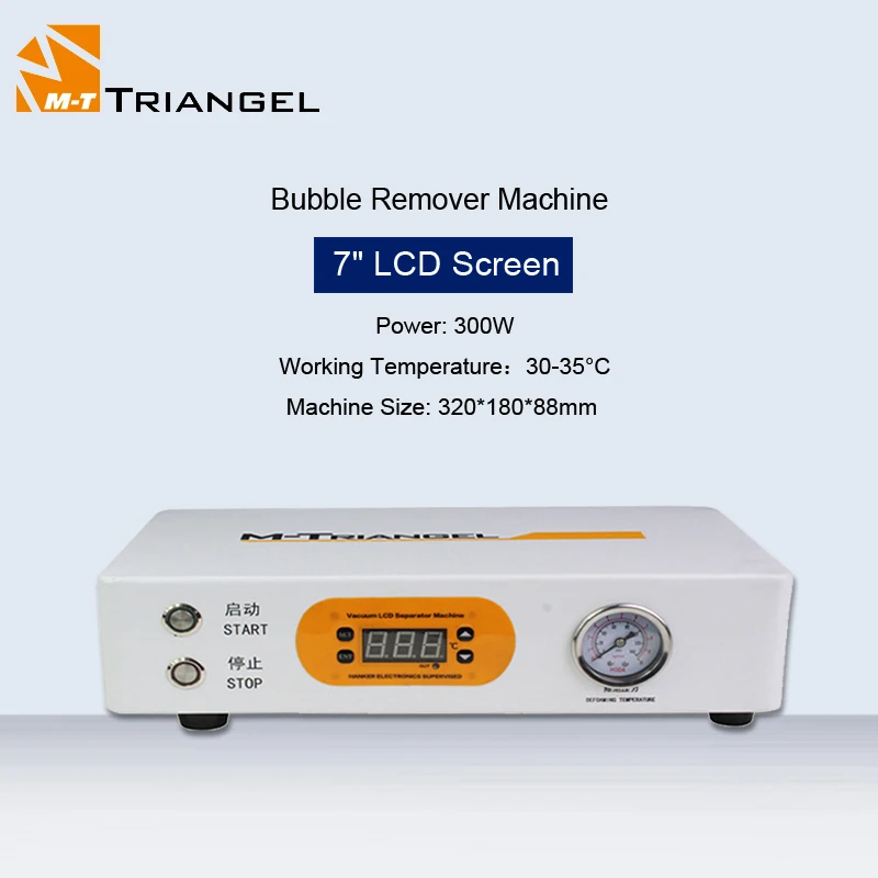 

M-Triangel M1 Mini 7 Inch LCD Screen Autoclave Bubble Remover Machine For iPhone Samsung Display Touch Screen Repair 110V/220V
