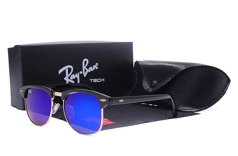 RayBan RB3016, мужские поляризованные солнцезащитные очки, магния, солнцезащитные очки, очки для вождения, для мужчин, женщин, Oculos masculino, мужские, RayBan Wayfarer