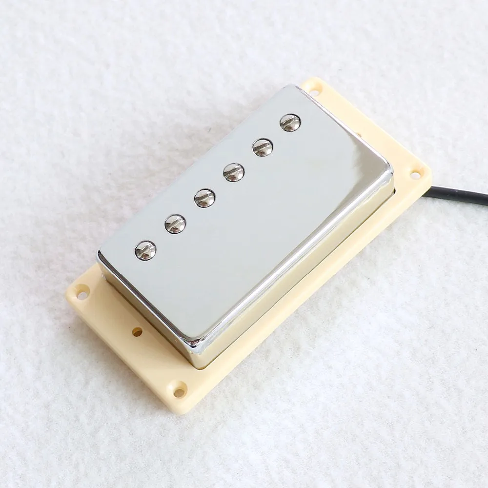 Гитарный пикап PAF style chrome Alnico 2 lp с никелевой серебряной пластиной электрогитара