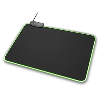 

Mouse pad Sharkoon 1337 RGB L textile, rubber, 359 x 279 х 3 mm, RGB illumination black