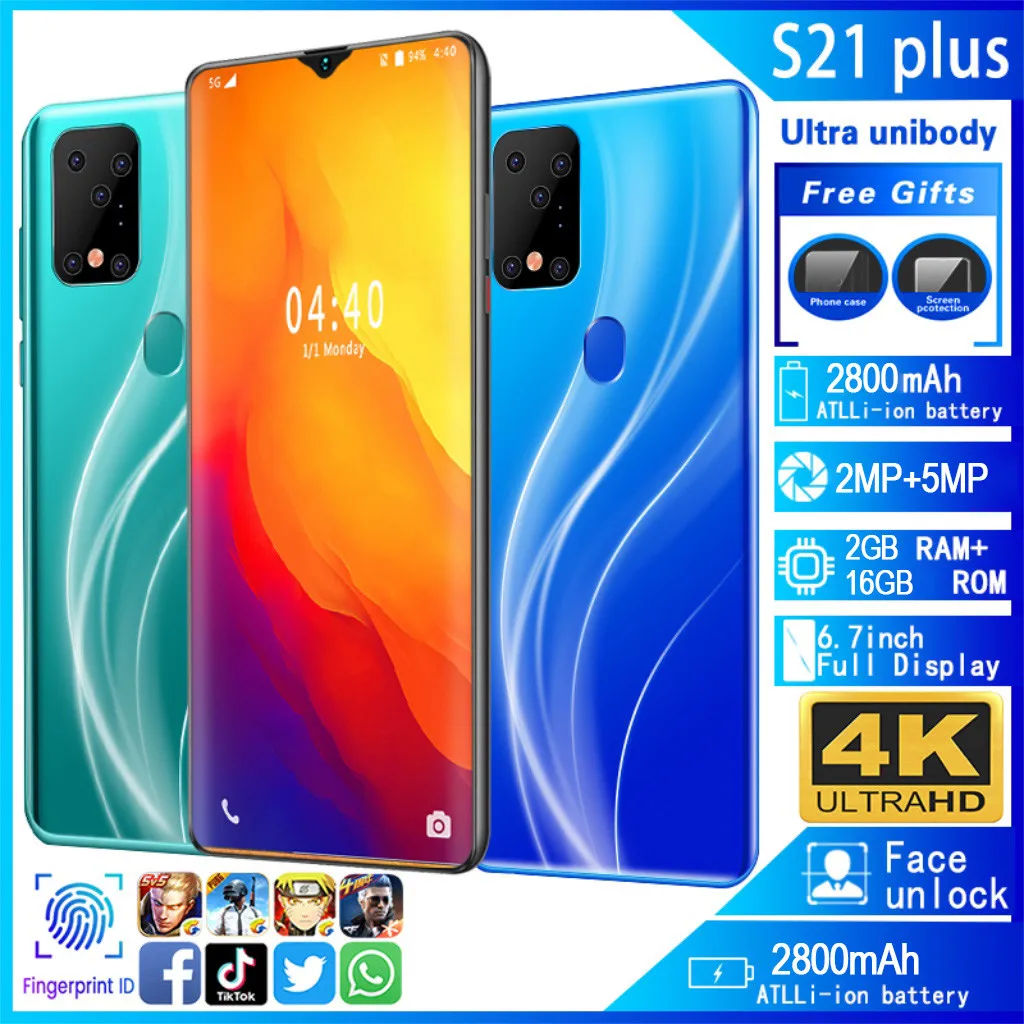 S20 плюс падение Экран смартфон 3G 6.7in двух сим-карт c операционной системой андроид