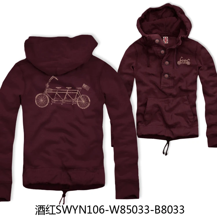 SWYN106-W85033-B8033 Новинка, толстовка с капюшоном, толстовка плюс толстый бархат, флис, винно-красного размера плюс, пуловер 4XL 5XL afs hollistic, Мужская толстовка, куртка - Цвет: SWYN106-W85033-B8033