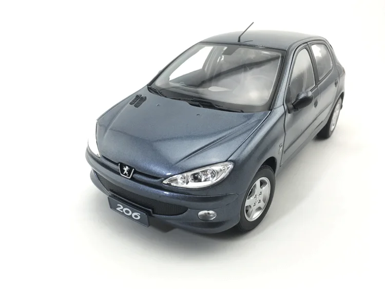 Modele Moule Sous Pression 1 16 Pour Peugeot 206 Gris Voiture Miniature En Alliage Jouet De Collection Cadeaux Offre Speciale Altis Aliexpress