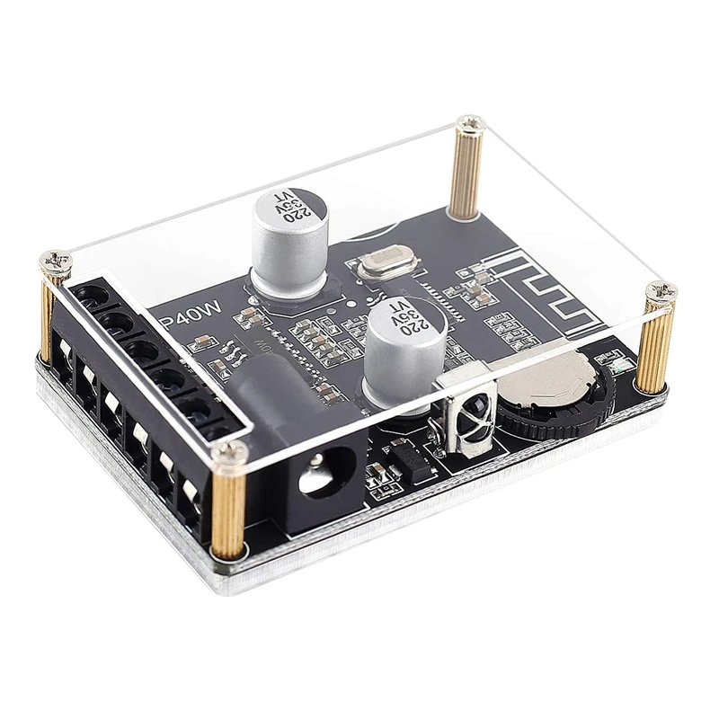 

Stereo Bluetooth Power Amplifier Board Remote Control 5V 12V 24V 20W 30W 40W Infrared Receiver Module with Case