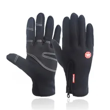 Уличные зимние перчатки Новейшие ветрозащитные теплые перчатки с сенсорным экраном для мужчин и женщин для катания на лыжах для катания на сноуборде, велоспорта, бега на открытом воздухе