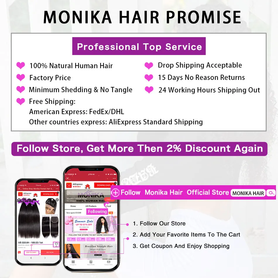 Monika закрытие волос Ombre Цветные T1B #4 #27 #30 Кружева Закрытие 4X4 бразильские прямые