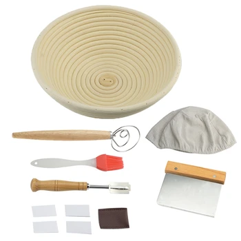 

Bread Fermentation Rattan Basket Proofing Country Bread Baguette Dough Baskets Storage Container Wicker Basket Supplies