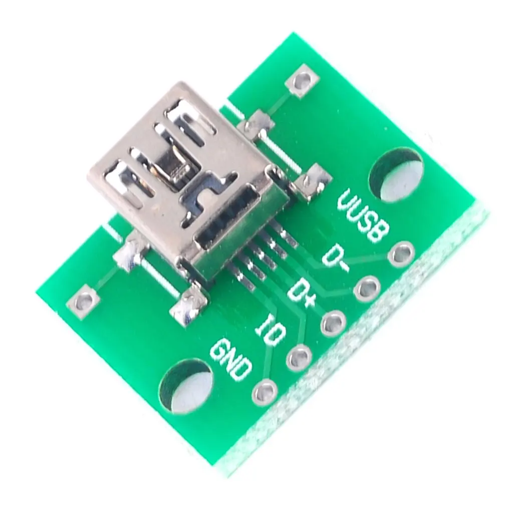 Мини Usb для Dip Seat Mini 5P Patch To Straight Plug сварная плата адаптера Diy адаптера|Модули умного
