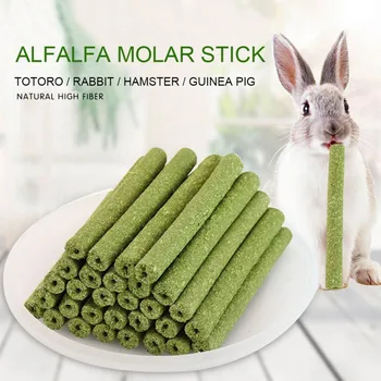 

30 Sticks Small Pet Chew Treats Toy Rabbit Chinchilla Guinea Pig Molar Nutrition Chew Sticks