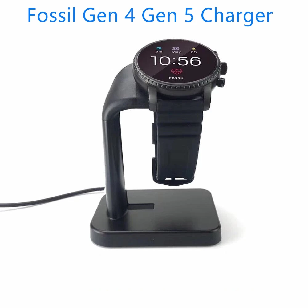 Зарядное устройство Fossil Gen 4 Gen 5, сменная Беспроводная зарядная док-станция для Fossil, зарядная док-станция для Fossil Julianna Carlyle