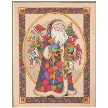 

Santa's gift patterns Counted Cross Stitch 11CT 14CT 18CT DIYChinese Cross Stitch Kit Embroidery Needlework Sets