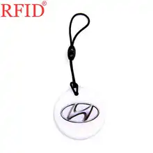 ID 125 кГц EM4305 EM4205 перезаписываемый записываемый брелок RFID карта водонепроницаемые автомобильные логотипы брелок смарт-тег значок карта контроля доступа