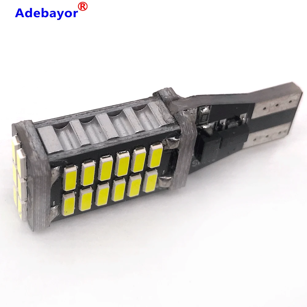 2 шт. Автомобильные светодиодные лампы T15 W16W 921 912 30 SMD 4014 12 В|Сигнальная лампа| |