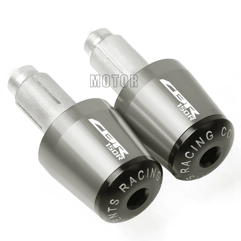 Titanium Для Honda CBR150R 2011- 2012 2013 CBR150 CBR 150 R 150R 7/" 22 мм мотоциклетные ручки Кепки ручной наконечники велосипедного руля ручка Вилки - Цвет: Titanium