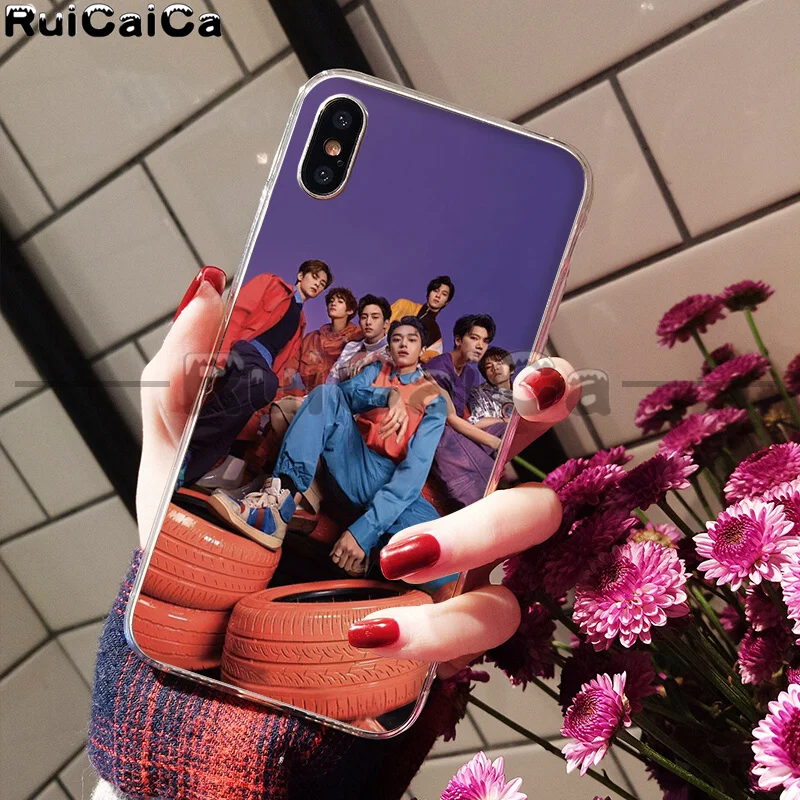 Чехол для телефона RuiCaiCa KPOP K.A.R.D MONSTA X NCT 127 чехол для Apple iPhone 8 7 6 6S Plus X XS MAX 5 5S SE XR