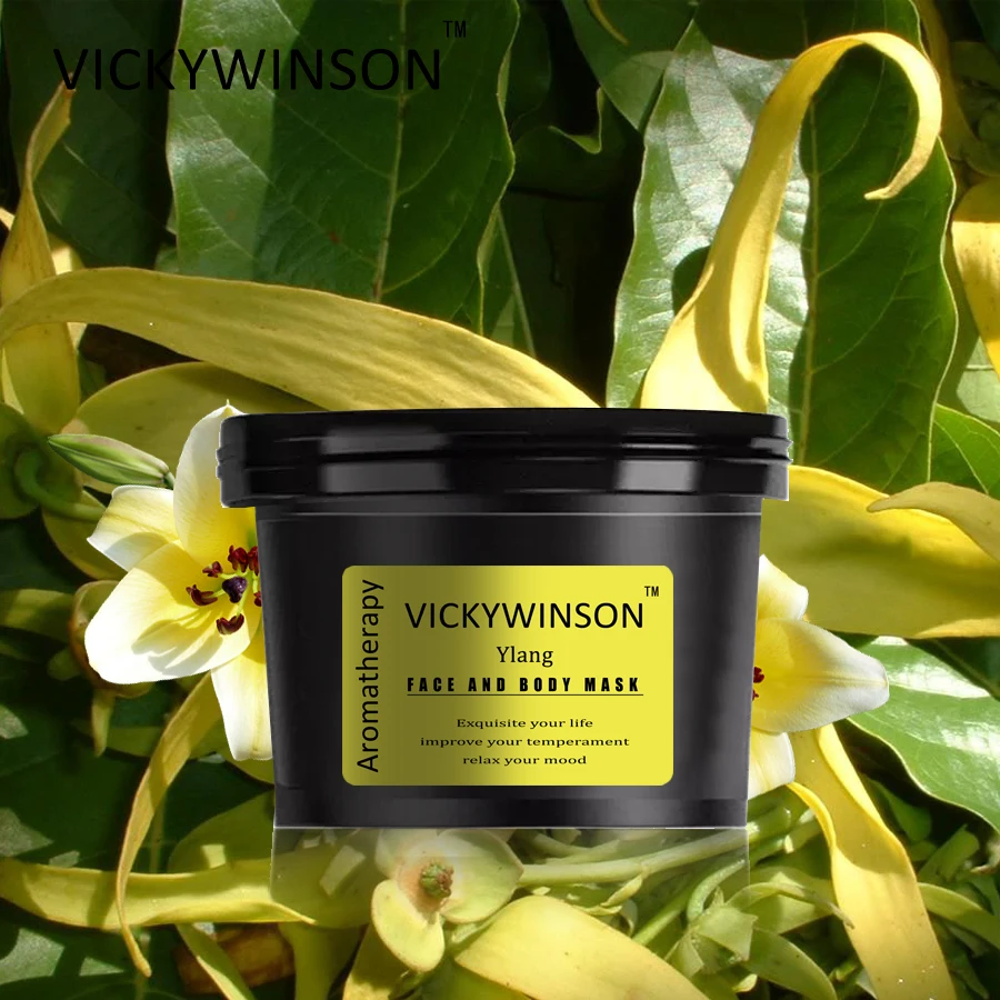 

Ylang facial and body aromatherapy scrub mask 50g handmade natural body exfoliator whitening body scrub exfoliating