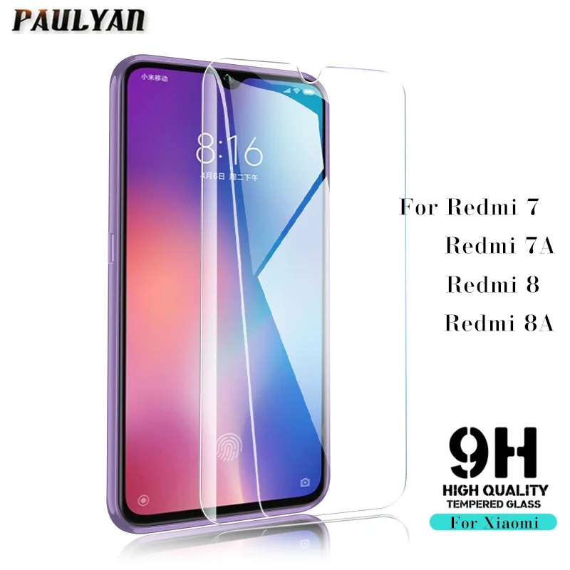 1Pcs Tempered Glass For Xiaomi Redmi 7A 8A Screen Protector Protective on for 7 A 8 Safety film 2.5D glass | Мобильные телефоны и