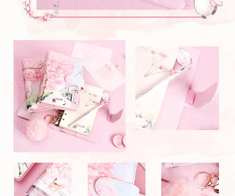Cherry Blossoms Sakura Diary Gift Set - 21 - Kawaii Mix