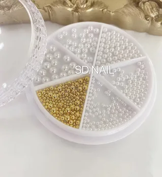 

The New Network Red Bead Jewelry Box plus Pearl Ball Mixed Loading Nail Jewelry Size Mixed People Yuzhu