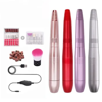 

Electric Multi-Function Manicure Pedicure Kit Arving Polishing Shaping Engraving Cutting Handpiece Grinder Drill Nail Art Tools