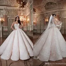 Новое поступление, свадебные платья королевы, милое кружевное бальное платье длиной до пола на заказ, Свадебные платья Vestido De Noiva