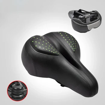 

Comfort Wide Big Bum Bike Bicycle Extra Pad Soft Seat Cushion Saddle Waterproof And Stain Resistant Bicycle Parts