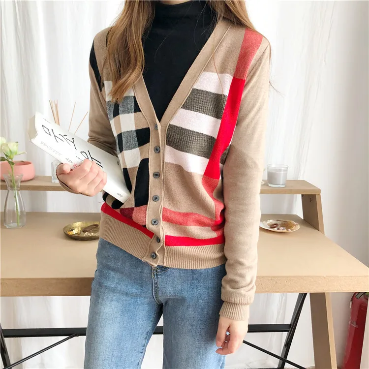 New Kind of Open-top Sweaters and Women's Wear Colour-Coloured Knitted Sweaters Early Spring Jacket Korean Edition