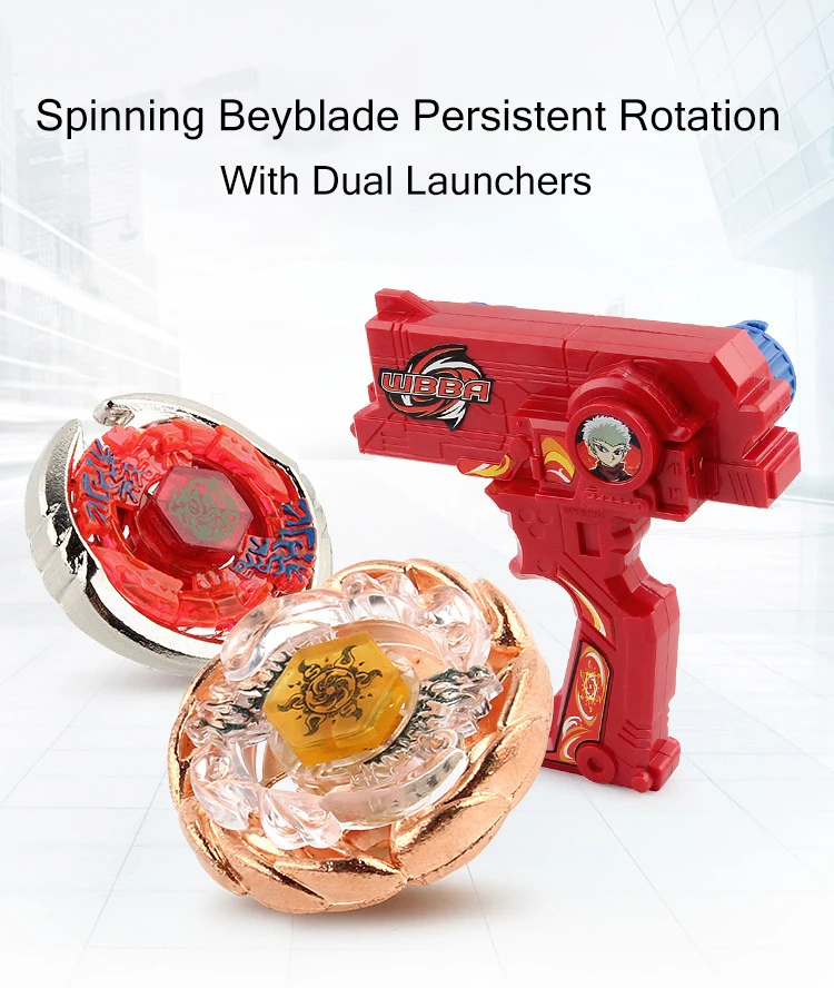 Beyblade Burst Toys Set With Dual Launchers,Beyblade Metal Fusion Spinning Top Toys For Competition (12)