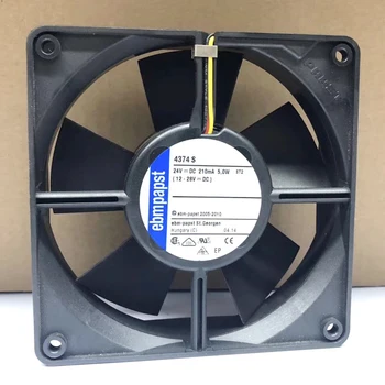 

For ebm-papst 4374S DC 24V 210mA 5.0W 12CM 120x120x32mm 3 Pin 2 Wires Server Cooling Fan