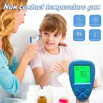 

Hot Muti-fuction Baby Adult Digital Termomete Infrared Forehead Body Thermometer Gun Non-contact Temperature Measurement Device