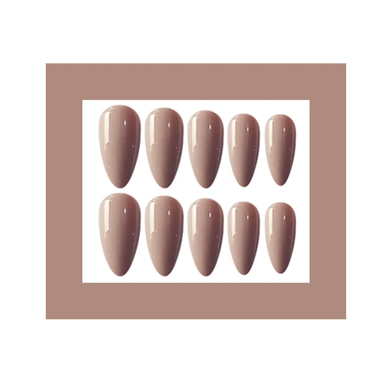 Nusx French Stiletto False Nails Designs Medium Long Natural Almond Fake Nail Manicure Artificial Nails Tips 1 Nusx French Stiletto False Nails Designs Medium Long Natural Almond Fake Nail Manicure Artificial Nails Tips 3