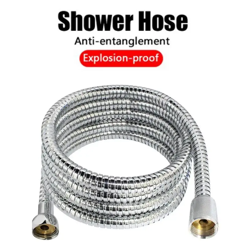 1.5/2/3 Meters Stainless Stee Shower Hose Thicken Soft Plumbing Hoses