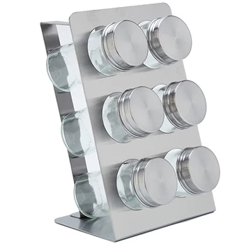 

Olive Oil Dispenser and Vinegar Bottle Set of 6 Bottles, Glass Condiment Set , Premium Salt & Pepper Shakers Organizer with Eleg