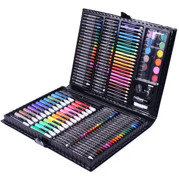 

168 Art Set Painting Watercolor Drawing Tools Art Marker Brush Pen Supplies Kids For Gift Box Office Stationery