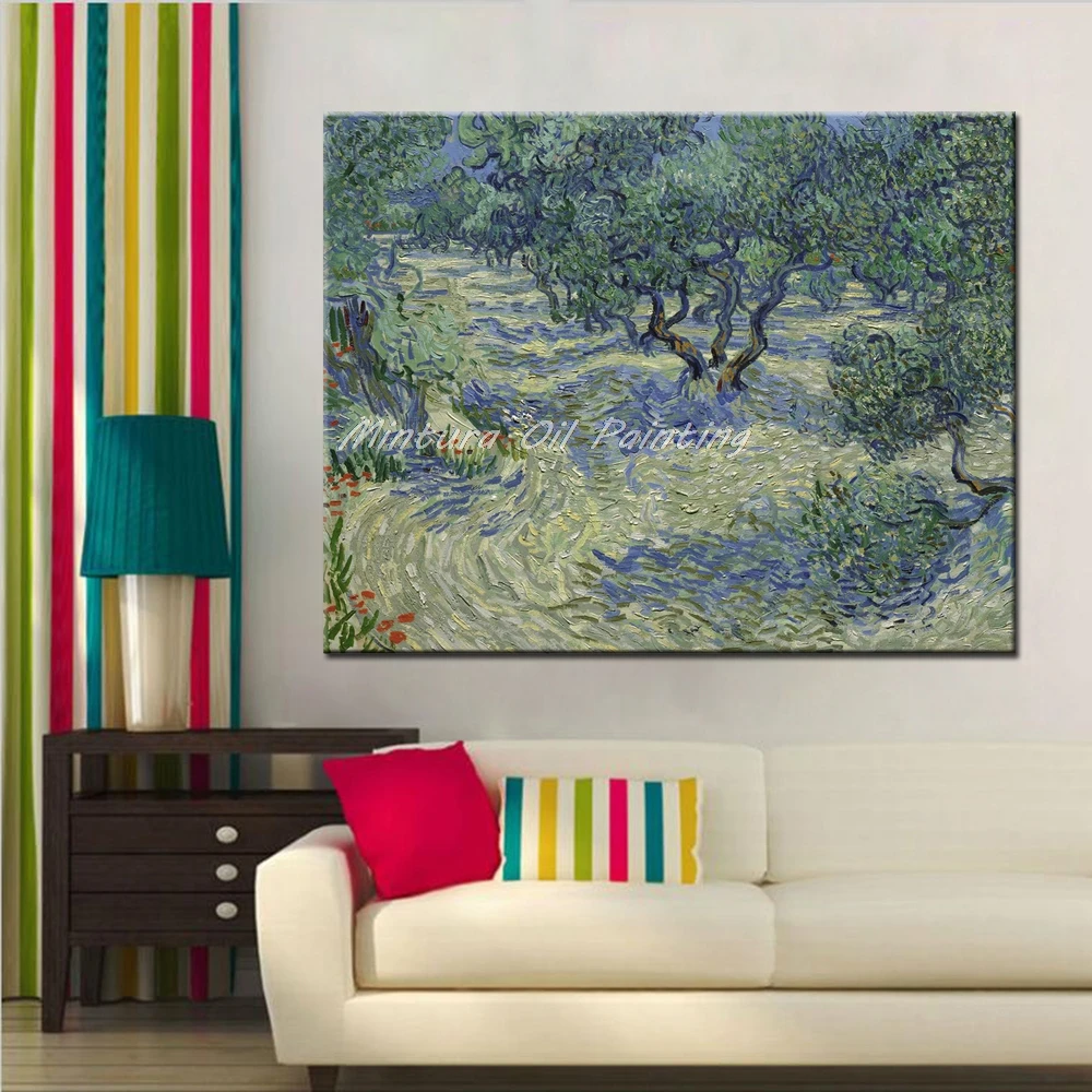 Oilve Orchard Of Vincent Van Gogh 100% ручная роспись Репродукция картина масляными красками на