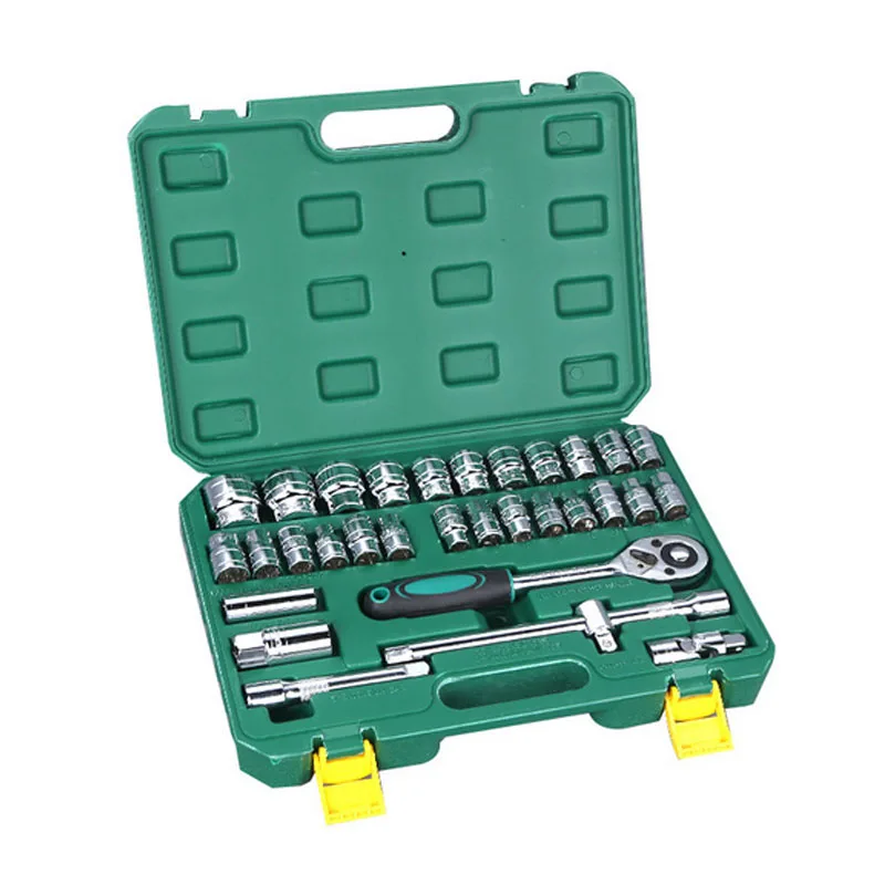 

32Pcs 1/2-Inch Socket Wrench Set CR-V Drive Ratchet Wrench Spanner for Bicycle Motorcycle Car Repairing Tool Set Common Sockets
