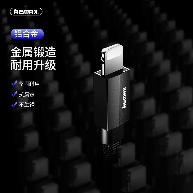 Remax pd кабель для передачи данных для typec для iphone 2,4 A быстрая зарядка usb-c для освещения 1 м 2 м металлический тканый кабель для передачи данных