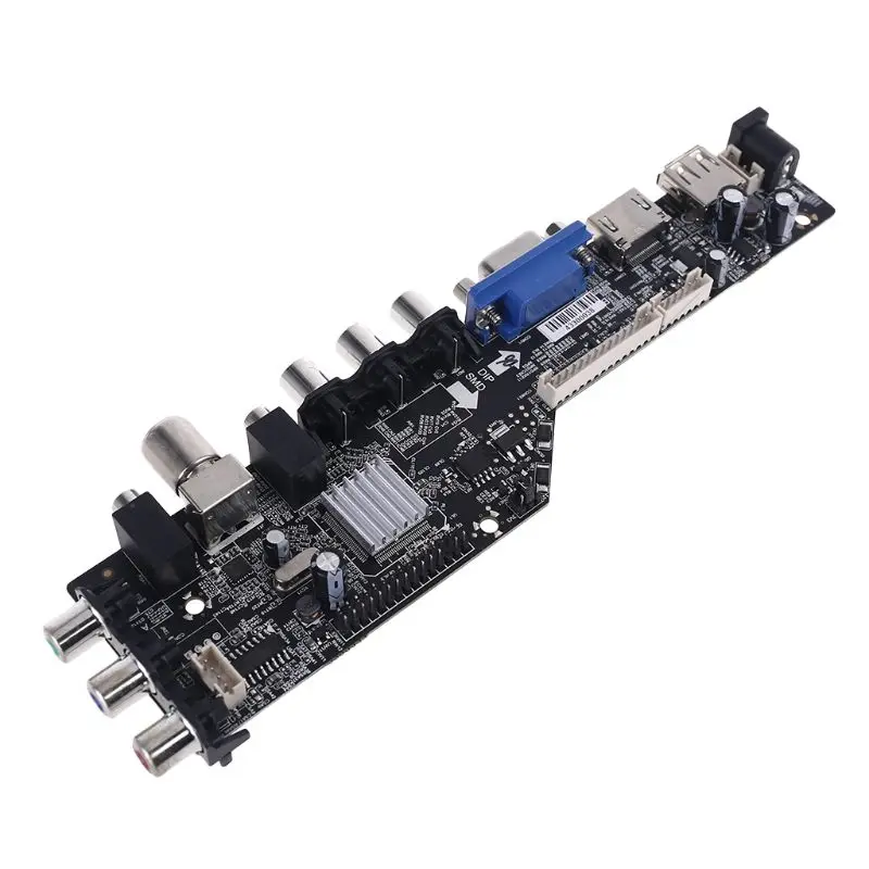 

3663 Driver Kit IR Connection Cable DVB-T2/T/C Universal LCD TV Controller Driver Board Upgrade 3463A Russian USB Play