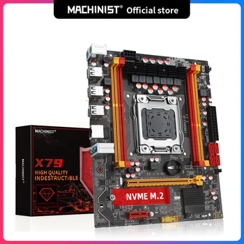 Machinist-placa base X79 LGA 2011, compatible con doble canal DDR3 RAM Xeon E5 V1 V2 procesador X79 E5 V:3.3K1, placa de escritorio