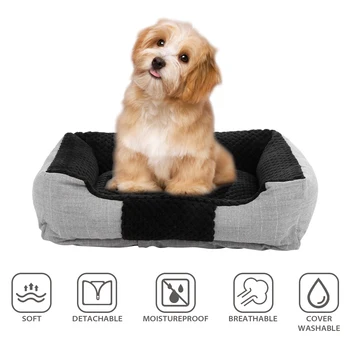 

Bed For Pet Dog Warming Pet Dog Bed Washable Comfortable Puppy Dog Bed with Soft Breathable Cotton Bed For Dog