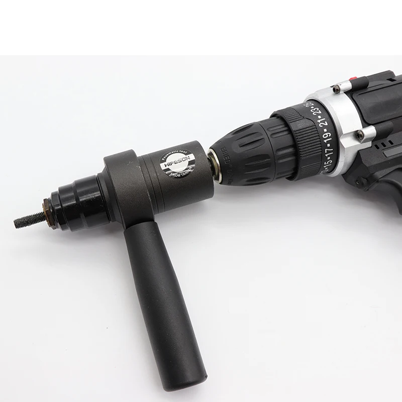 Electric Rivet Nut Gun Adapter Automatic Insert Threaded Rivnut nut Tool Riveting M3 M4 M5 M6 M8 Nuts 5