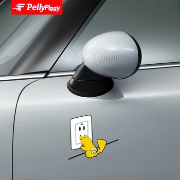 

Lovely Pikachu Car Sticker Pikachu is Charging Funny Auto Decoration Decal Suitcase Fridge Laptop Sticker