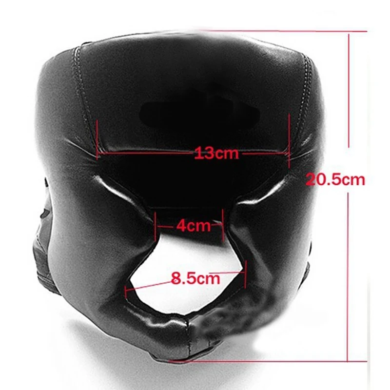Черный Тренировочный шлем Sanda боксерская защитная маска для защиты головы для взрослых боевое искусство тренировочная головка