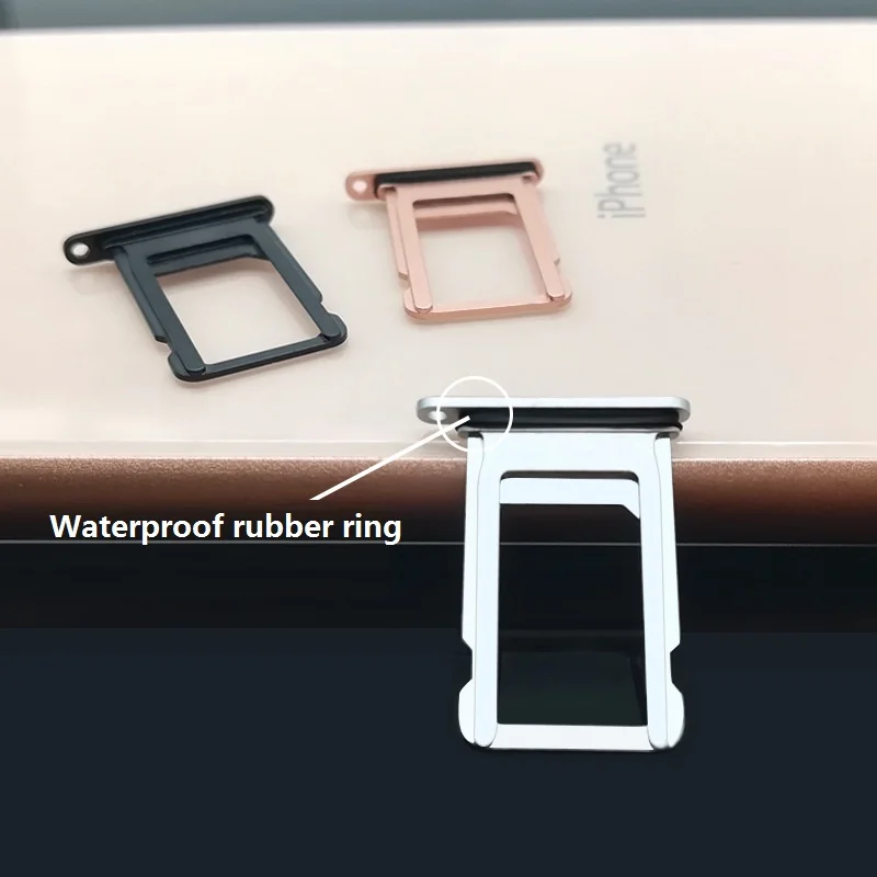

For Iphone 8 8P XS XR XSMAX Randomly Color Original SIM Card Tray Holder Slot SIM Holder Slot Tray Container Adapter